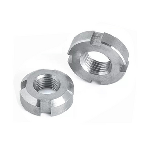 Customized Wholesale Stainless Steel Bearing Lock Groove Round Nut Slotted Round Nuts