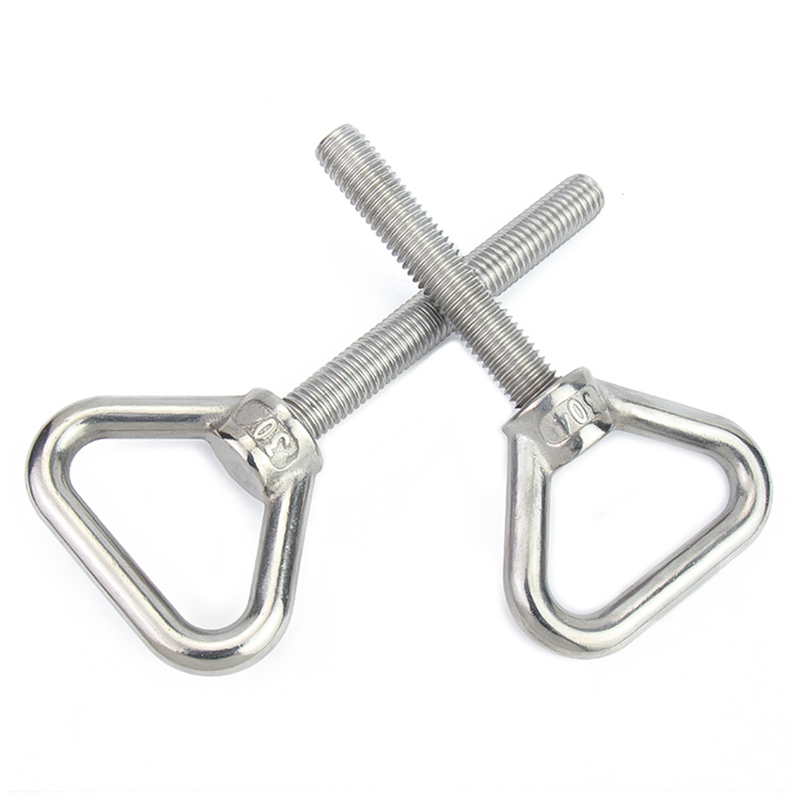 18-8 Stainless Steel Inox Ansi Aisi Sus Ss304 Ss316 Ss316l A2-70 A2-80 A4-70 A4-80 Triangle Ring Lifting Eye Screw