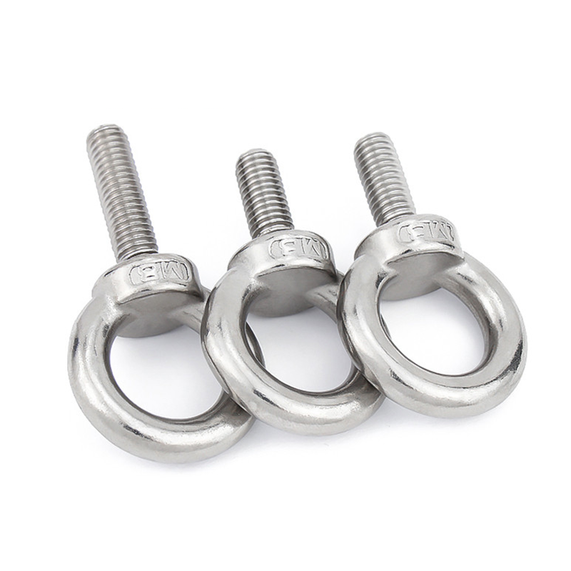 China Forged Anchor Lifting Din580 M8 Stainless Steel Eye Bolt Galvanized Oval Swivel Eyebolt