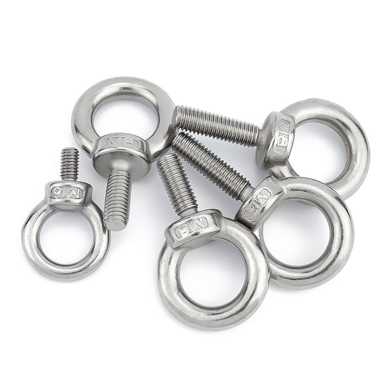 China Forged Anchor Lifting Din580 M8 Stainless Steel Eye Bolt Galvanized Oval Swivel Eyebolt