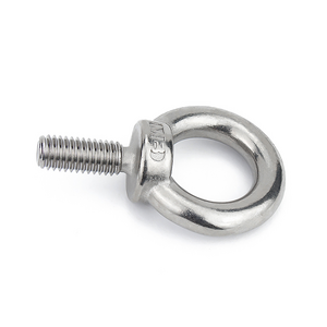 China Forged Anchor Lifting Din580 M8 Stainless Steel Eye Bolt Galvanized Oval Swivel Eyebolt