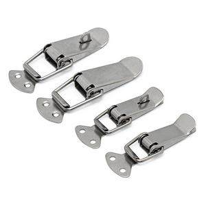 Stainless Steel 90mm Toggle Catch Latches Clamp Clips Case Toolbox Hasp Cabinet Box Locks Spring