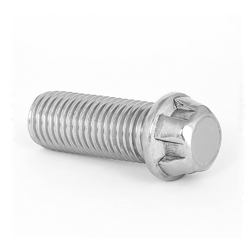 High Quality Stainless Steel Or Zinc Plated Ss304 316 Smooth Surface 5-point Hex Head Flange Bolt