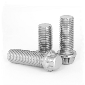 High Quality Stainless Steel Or Zinc Plated Ss304 316 Smooth Surface 5-point Hex Head Flange Bolt