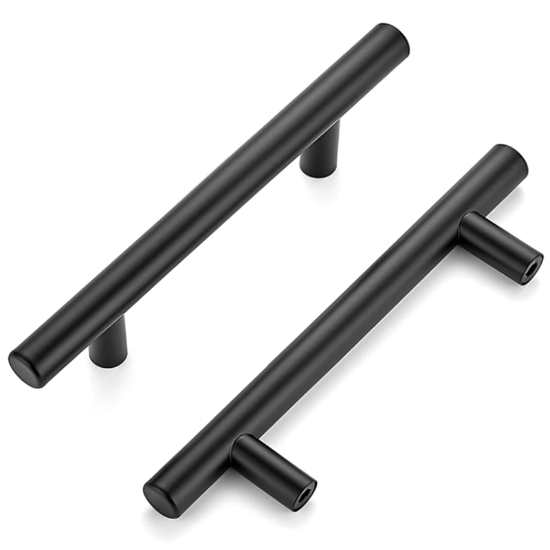 96 128mm Hole Center Cabinet Pulls Matte Black Gold Silver Stainless Steel Kitchen Drawer Pulls Cabinet Handles