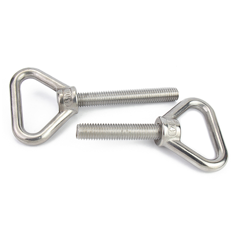 18-8 Stainless Steel Inox Ansi Aisi Sus Ss304 Ss316 Ss316l A2-70 A2-80 A4-70 A4-80 Triangle Ring Lifting Eye Screw