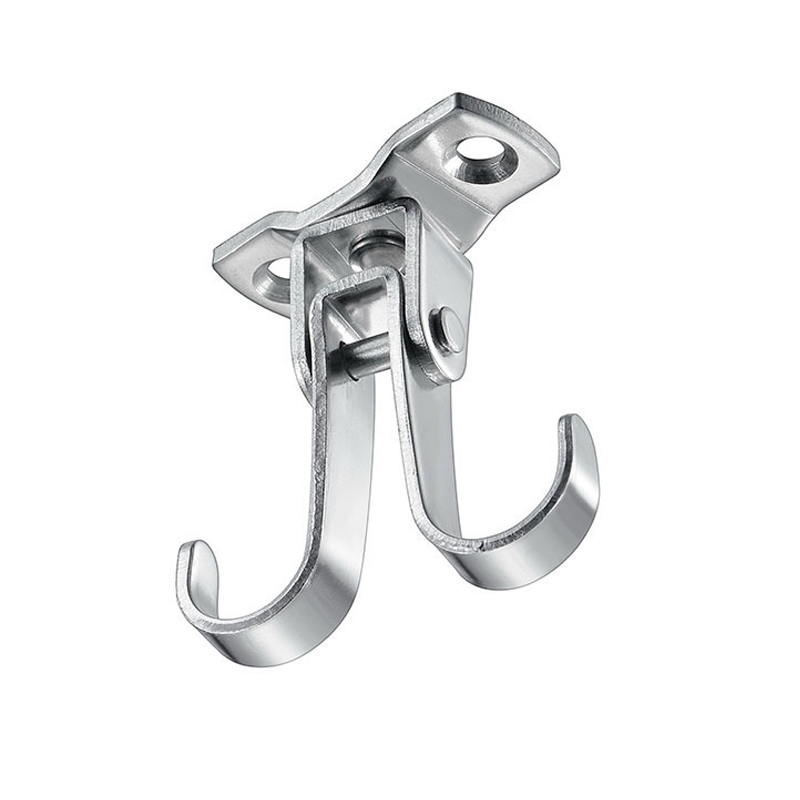 Wholesale Cheap Stainless Steel Door Rear Single Hook Clothes And Hats Hook Bathroom Kitchen Wall Row Hook