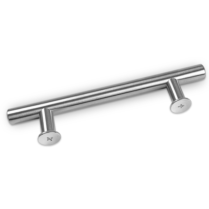 Furniture Hardware Stainless Steel T Bar Handle Modern Bushed Nickel Gold Black Cabinet Handles