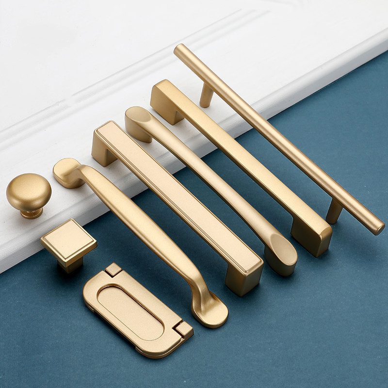 Handle Cabinets Pull Drawer square 8x8mm Zinc alloy handle Unique Luxury Modern Kitchen Cabinet Handles and knobs