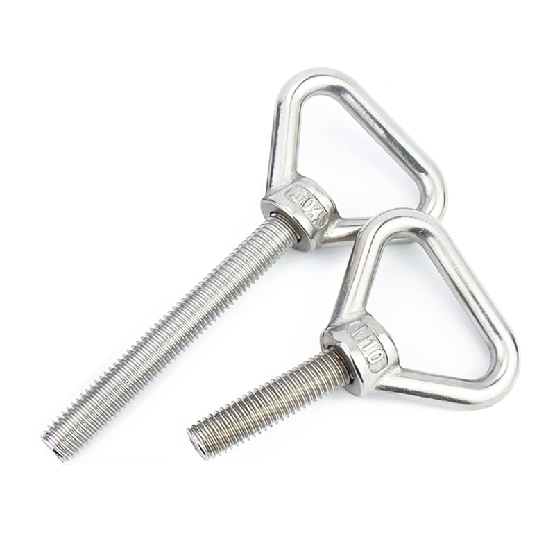 18-8 Stainless Steel Inox Ansi Aisi Sus Ss304 Ss316 Ss316l A2-70 A2-80 A4-70 A4-80 Triangle Ring Lifting Eye Screw