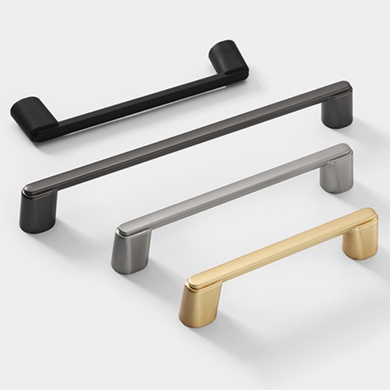 Simple American Cabinet Door Handles and Knobs Solid Zinc Alloy Cupboard Drawer Pulls Furniture Handle Door Hardware