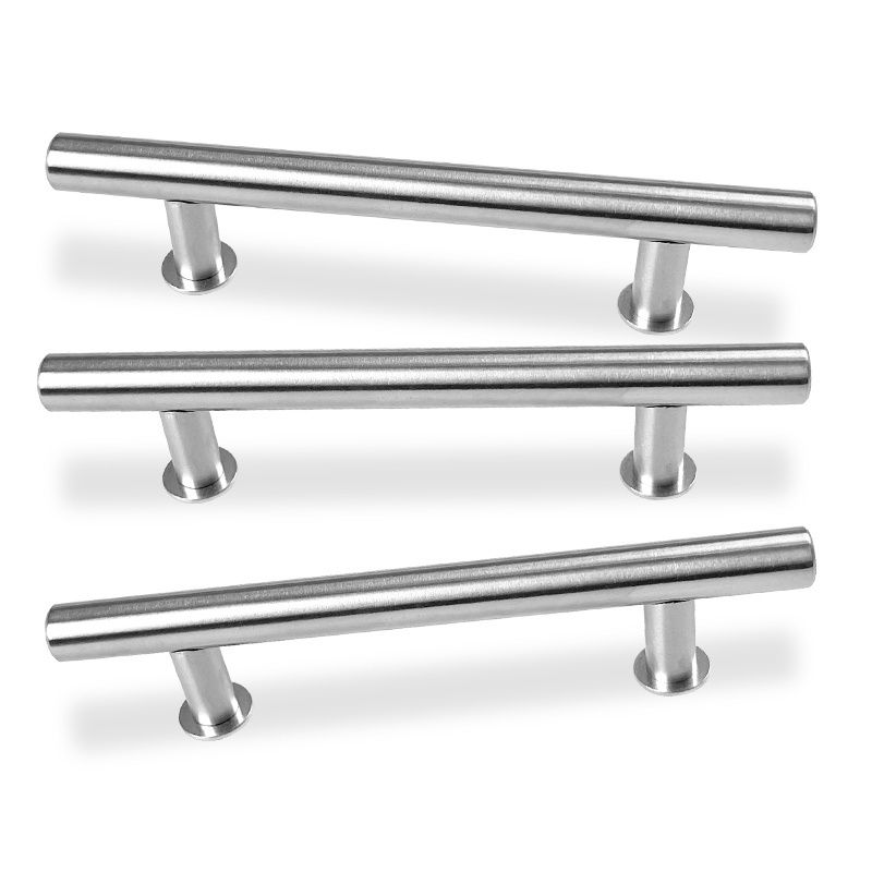 Hollow T Bar Stainless Steel Wardrobe Furniture Hardware Pulls Cabinet Door Drawer Handle