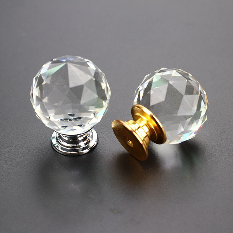 Furniture Drawer Shell Door Crystal Knob Pull Cabinet Handles Drawer Kitchen Cabinet Handle