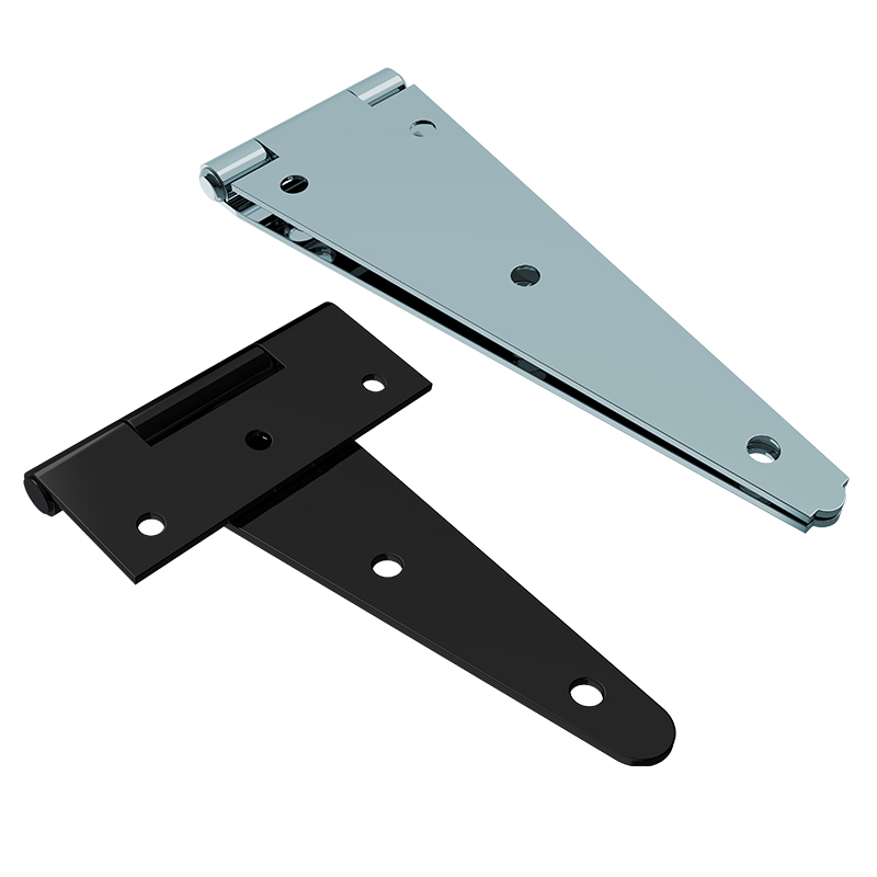 Oem Odm Custom T-strap Shed Hinge Gate Strap Heavy Duty Hinge Door Barn Gates Hinges Black Wrought Hardware Iron Rustproof