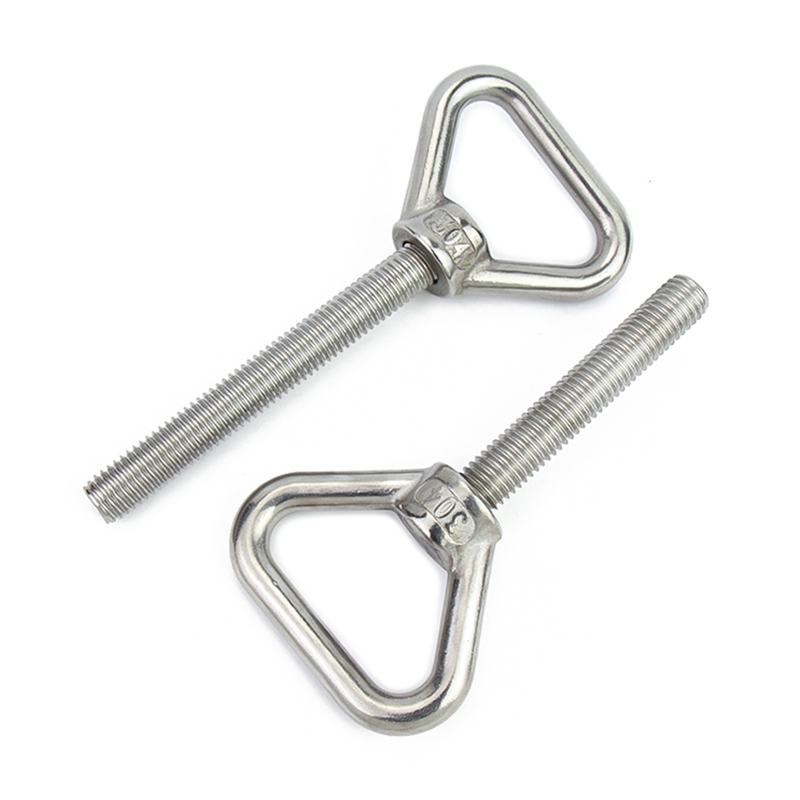 18-8 Stainless Steel Inox Ansi Aisi Sus Ss304 Ss316 Ss316l A2-70 A2-80 A4-70 A4-80 Triangle Ring Lifting Eye Screw