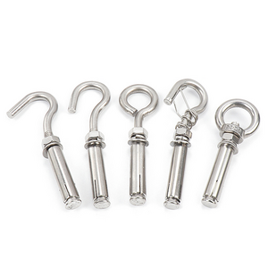 Stainless Steel 304 Heavy Duty Expansion Sleeve Anchor Hook Eye Anchor Spring Eyebolt