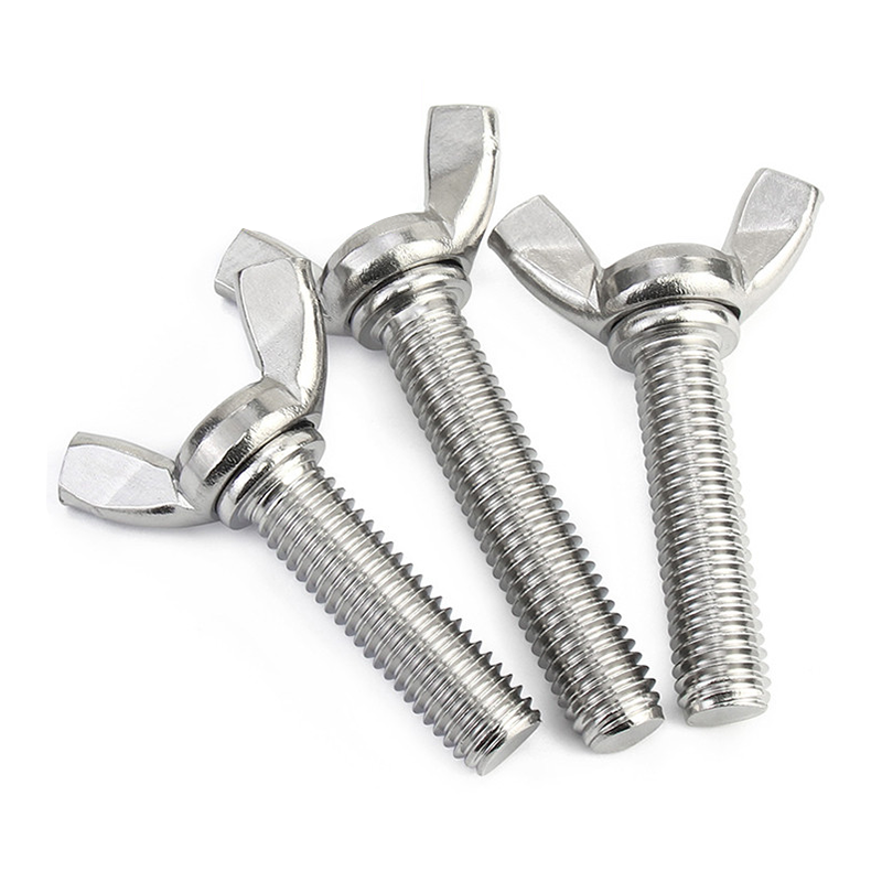 Din316 Wing Bolt Carbon Steel Wing Bolt Stainless Steel Eyebolt With Wing Nut Butterfly Bolt Galvanized