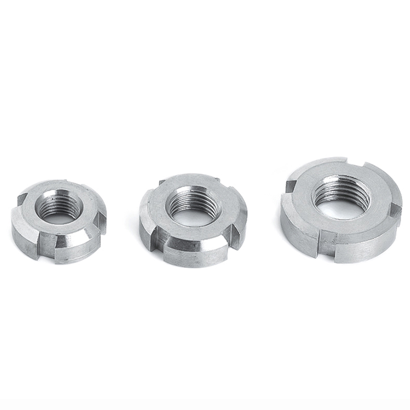 Customized Wholesale Stainless Steel Bearing Lock Groove Round Nut Slotted Round Nuts