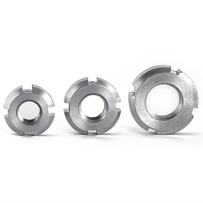 Customized Wholesale Stainless Steel Bearing Lock Groove Round Nut Slotted Round Nuts