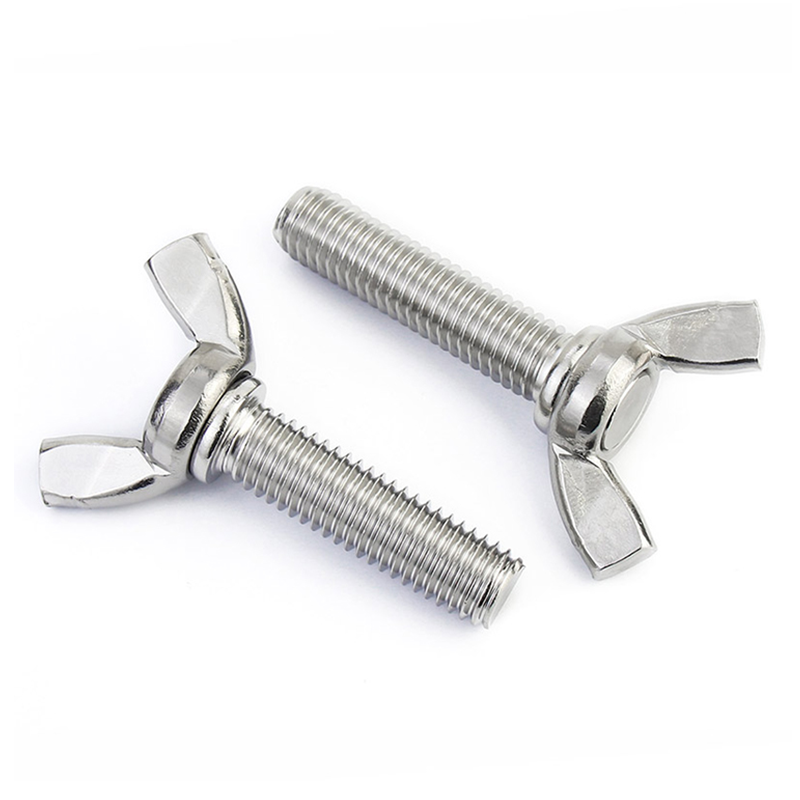 Din316 Wing Bolt Carbon Steel Wing Bolt Stainless Steel Eyebolt With Wing Nut Butterfly Bolt Galvanized