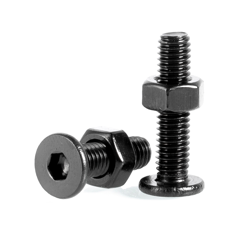 China Oem M4-m24 Hex Flange Black 8.8 Gradestandard Size High Tensile High Strength Plow Track Shoe Bolts And Nuts