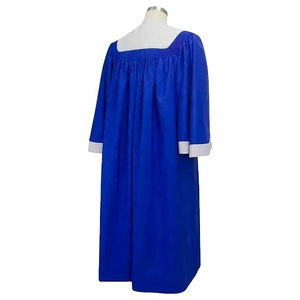 Sustainability Garment Church Pulpit Bishop Clergy Choir Robes with Latin Cross Church Uniform Choir Robes for Church uniform