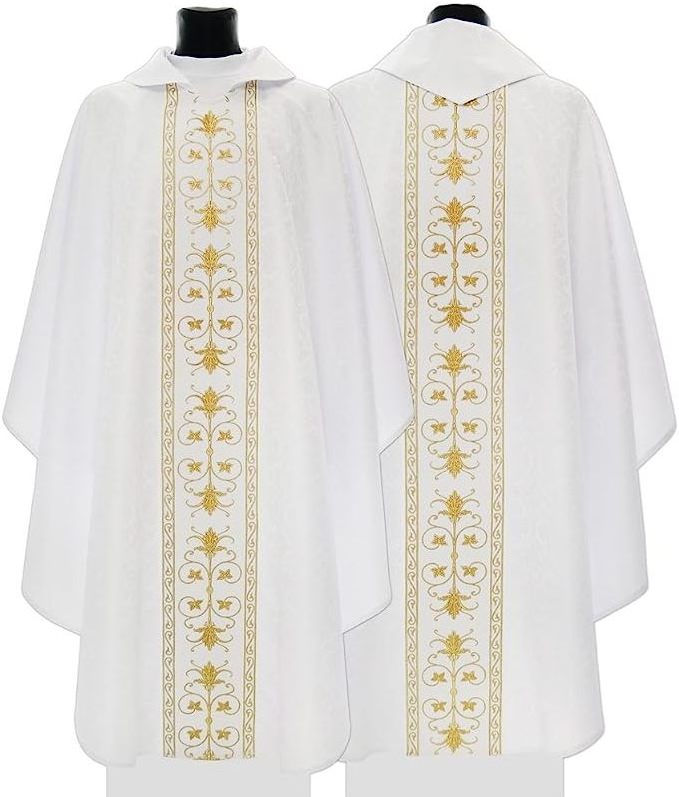 High Quality Church Pulpit Bishop Clergy Choir Robes with Latin Cross church uniform custom choir gown