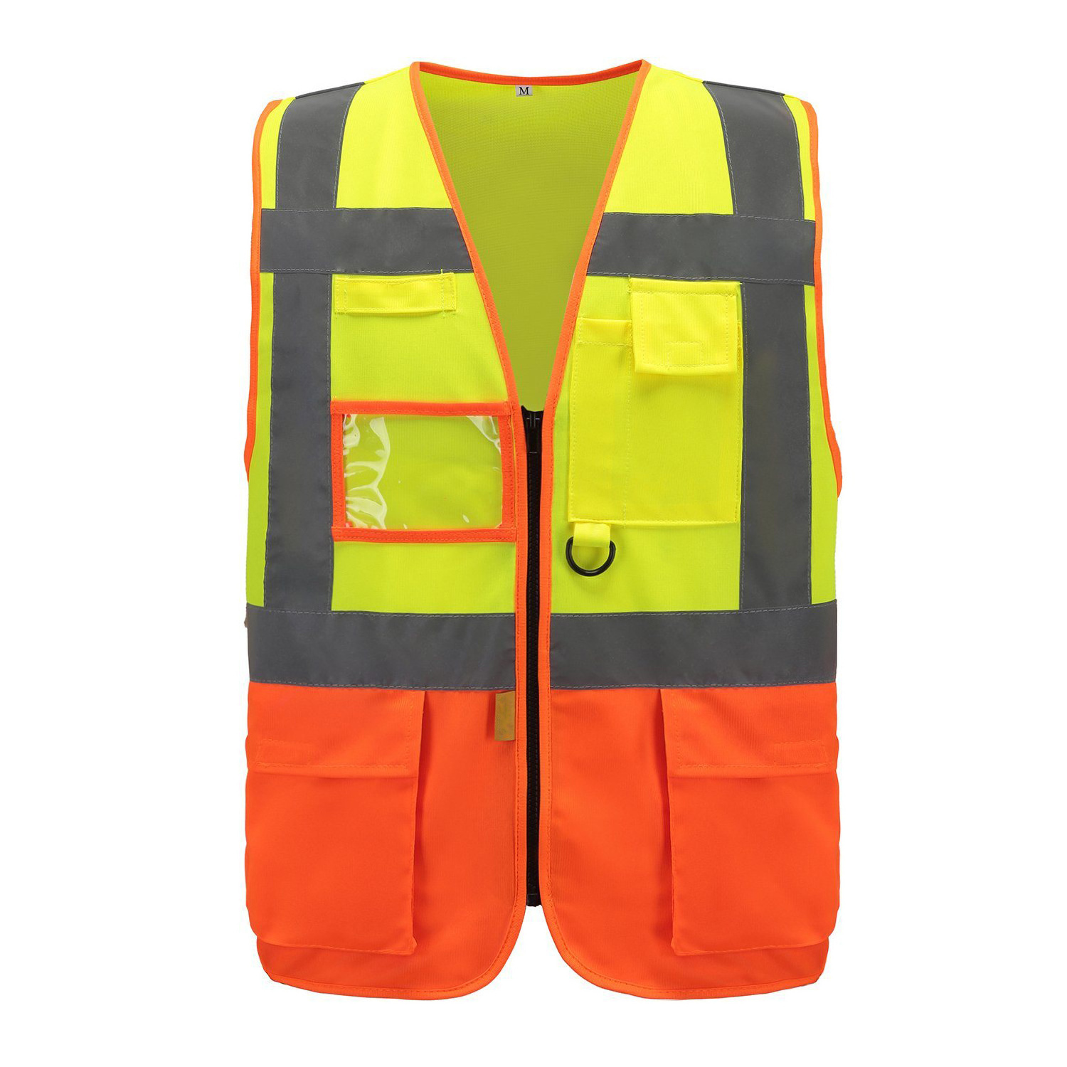 Reflective Work Safety Vest For Construction Traffic Warehouse Visibility Security Jacket Reflective Strips Wear Uniforms