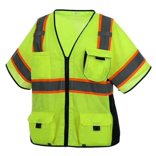 Quality Safety Vest Warming Purple Reflective Safety Vest LX659-y