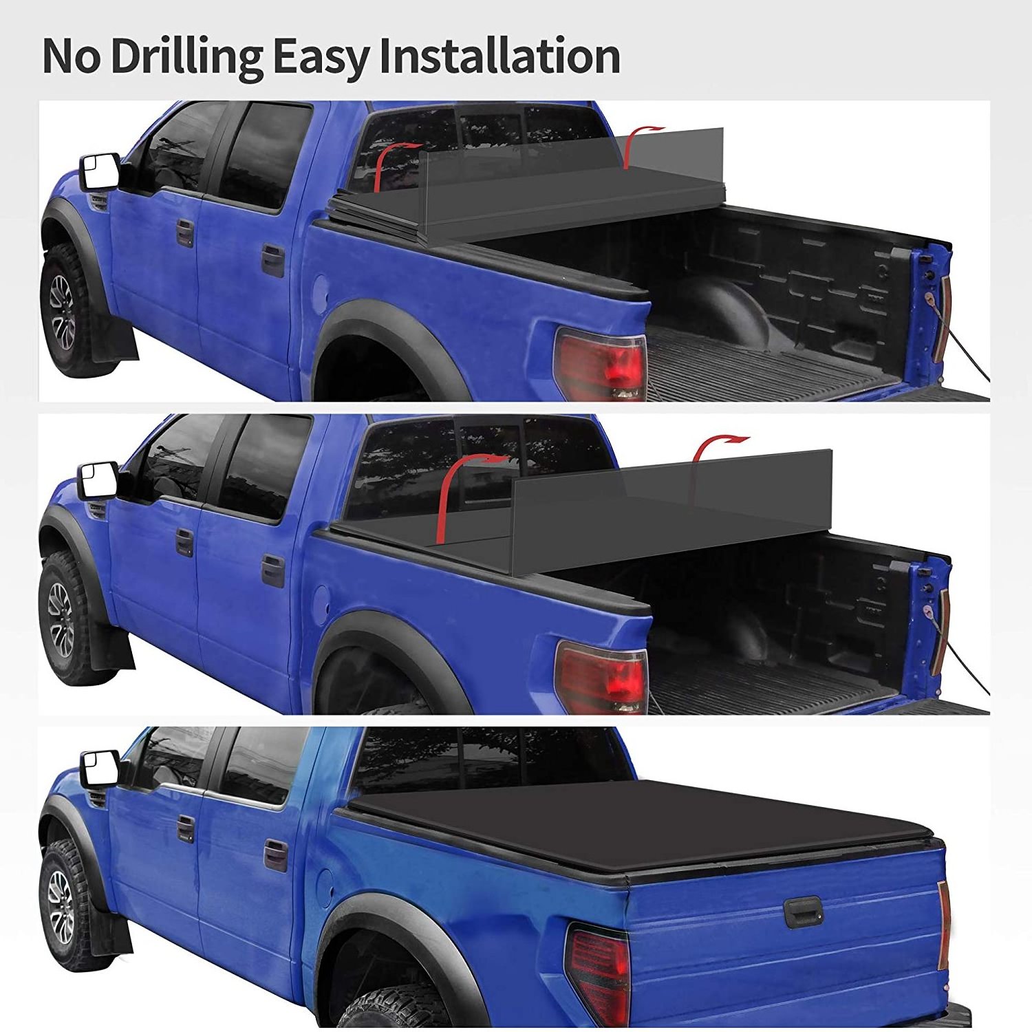 Factory Aluminum flat cover for pickup canopy for tonneau cover D-max Hilux Triton Navara F150 flat cove top canopy