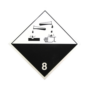 Dangerous Goods Label Printed Hazard Label Placard Weather Resistant Warning Poster Label Signs Sticker