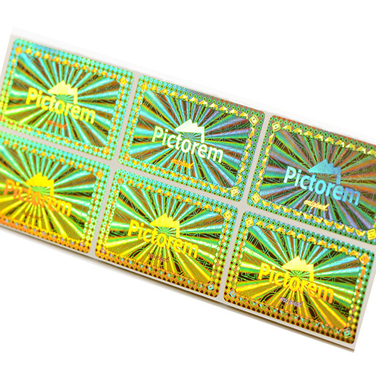 Hot Sale Custom 3D Hologram Stickers with 2D Barcode