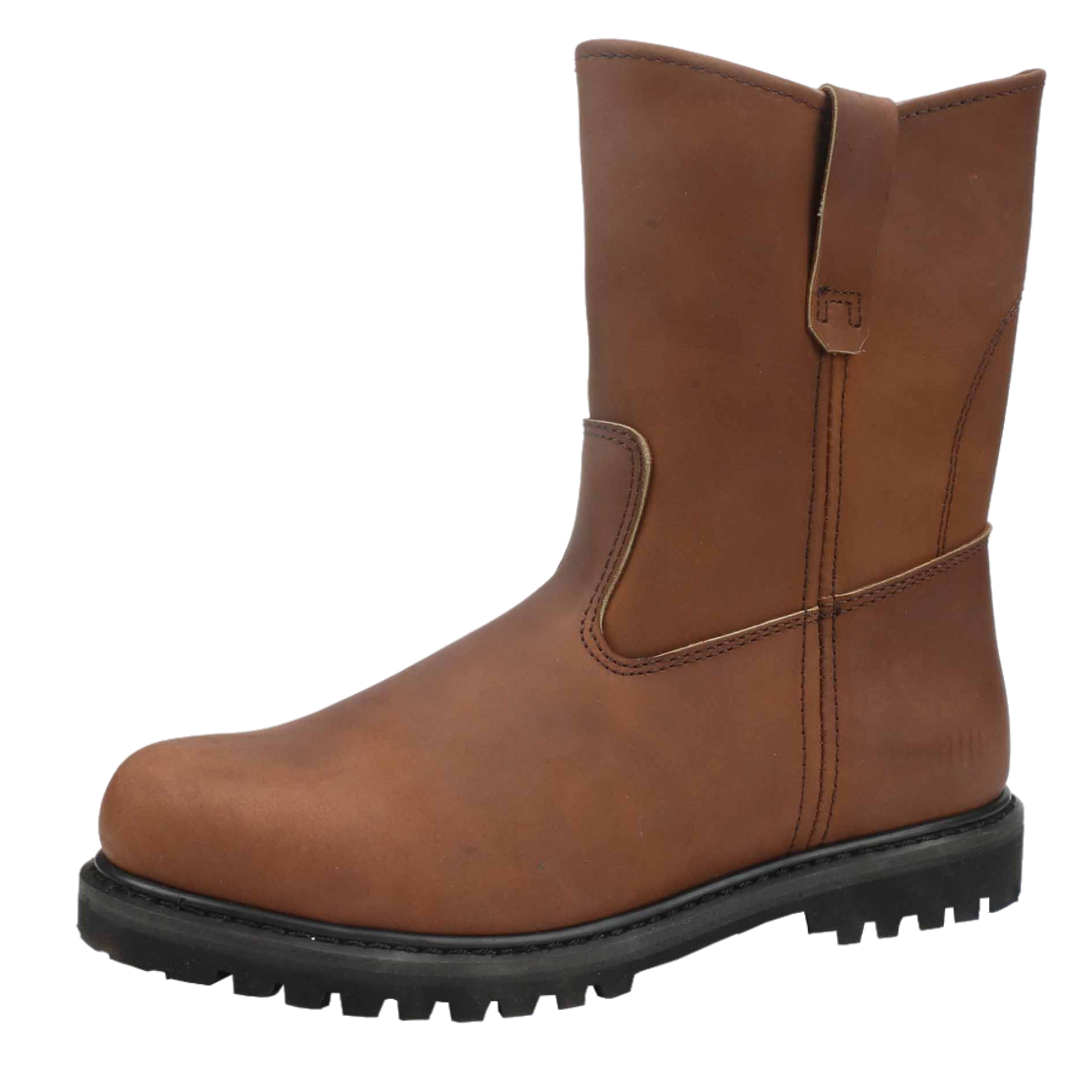 High boots Brown nubuk leather composite work trojan active goodyear safety shoes