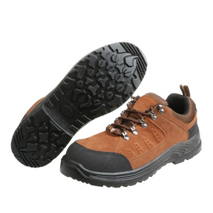 dark brown women men boots outdoor hiking casual basketball work safety shoes with steel