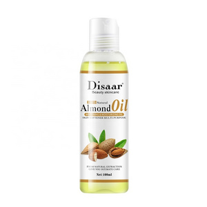 Disaar 100% Pure Natural Almond Body Massage Oil for skin care Whitening, Hydrating, Nourishing, Lightening Body Oil