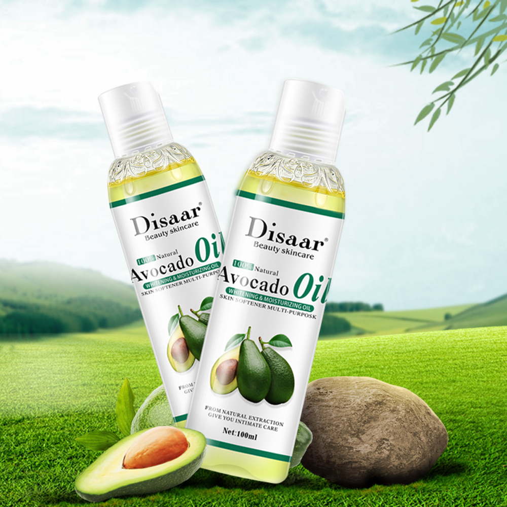 Disaar 100% Pure Skin Care Oil Moisturizing Whitening Pure Natural Avocado Body Oil Massage Essential Oil for SPA Body Care