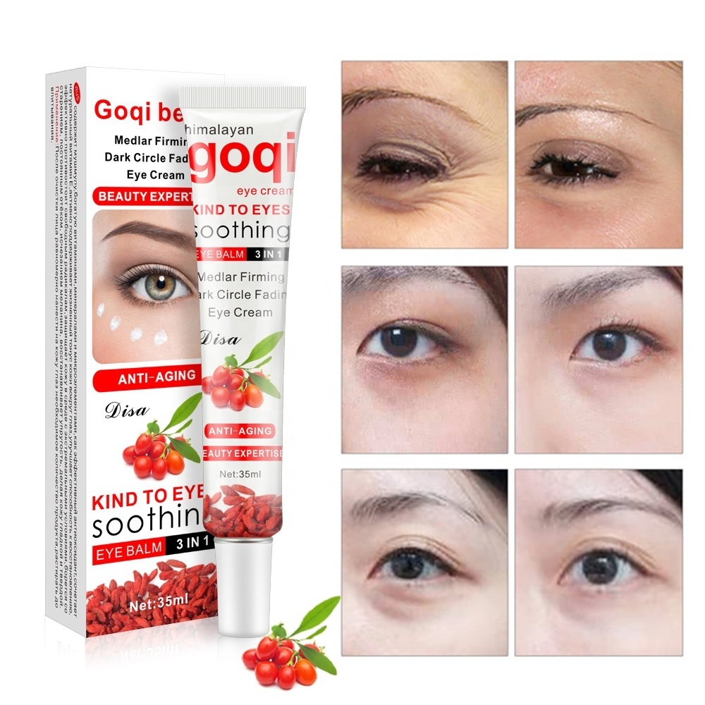 Disaar Private Label Goji Eyes Bag Removal Cream Dark Circles Skin Care Anti aging Eye Cream (new)