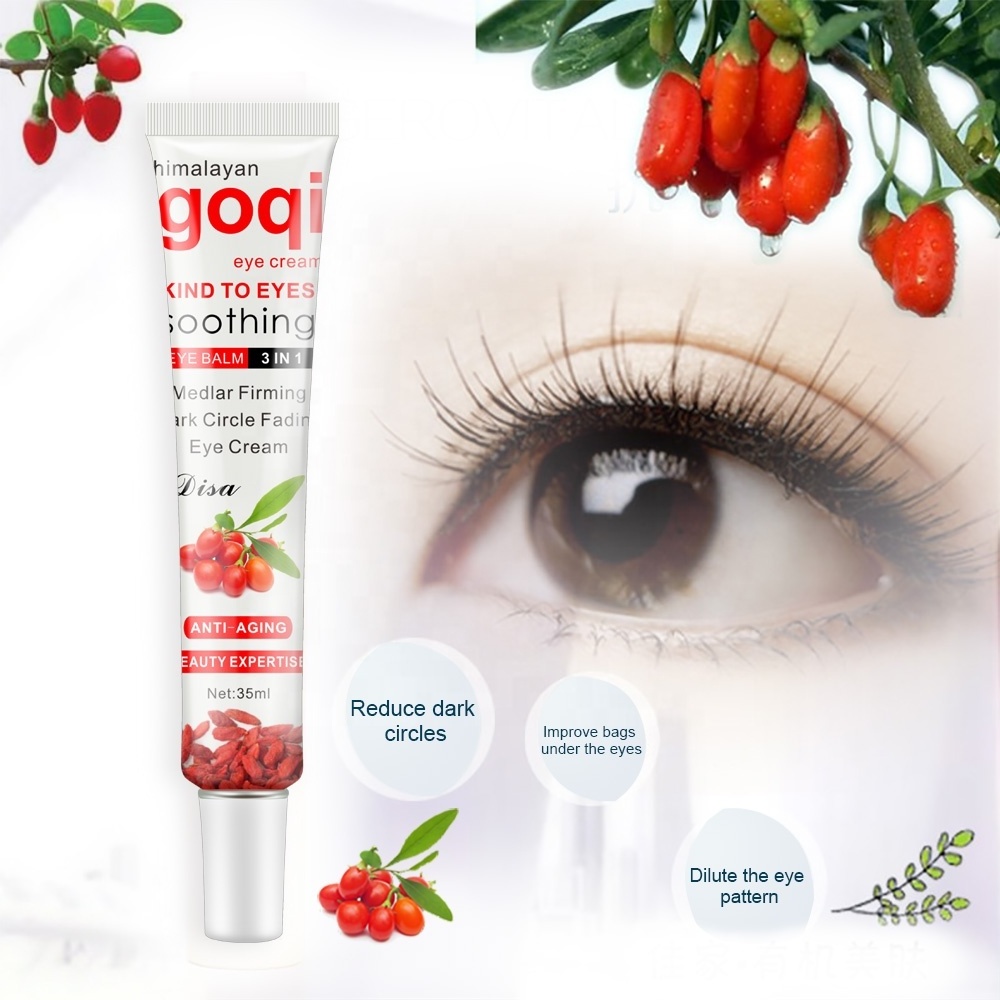 Disaar Private Label Goji Eyes Bag Removal Cream Dark Circles Skin Care Anti aging Eye Cream (new)