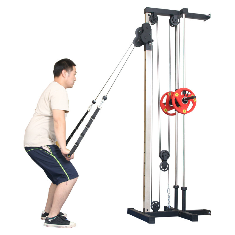 Hadley Wall Mount Cable Attachment Station With Adjustable Pulley System For Home Gyms Equipment For Sale