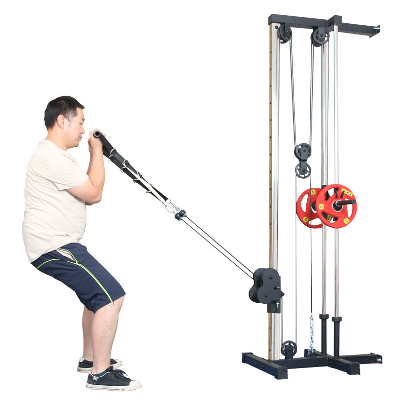 Hadley Wall Mount Cable Attachment Station With Adjustable Pulley System For Home Gyms Equipment For Sale