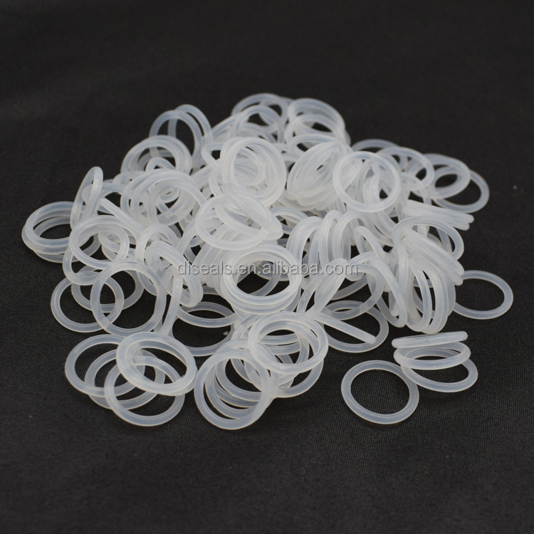 High Temperature Silicon O-Ring Seal Gasket Transparent Clear Black VMQ ORing round Rubber Silicone O Ring Seals