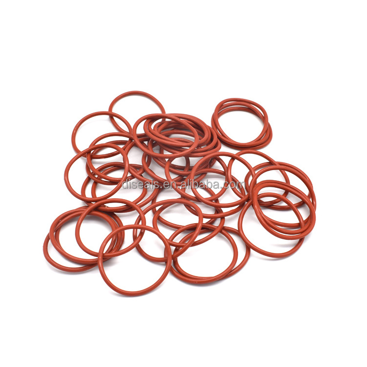 High Temperature Silicon O-Ring Seal Gasket Transparent Clear Black VMQ ORing round Rubber Silicone O Ring Seals