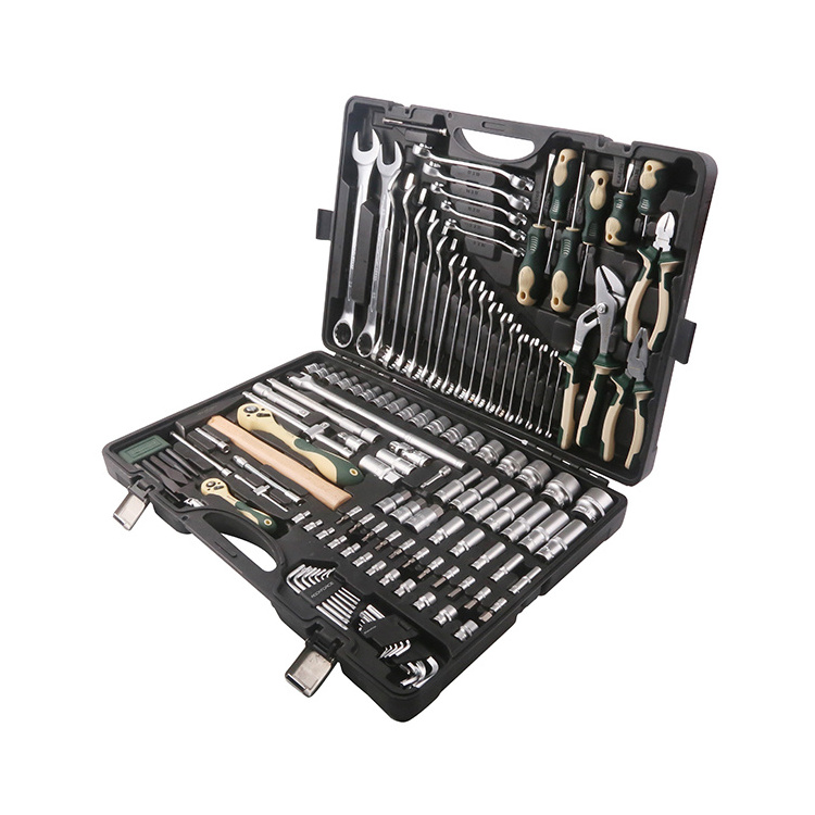 128 Pcs Master Heavy Duty Chrome Vanadium Machinery Mechanic Mini All Tool Sets Kit Set