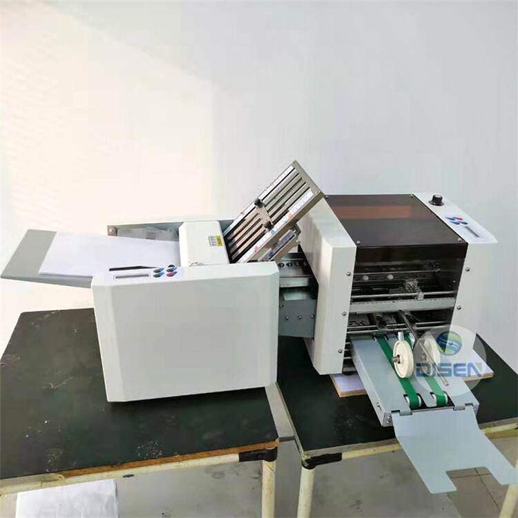 Using Various A4 size Paper Folder Multifunctional Desktop Automatic Electric Paper Folding Machine