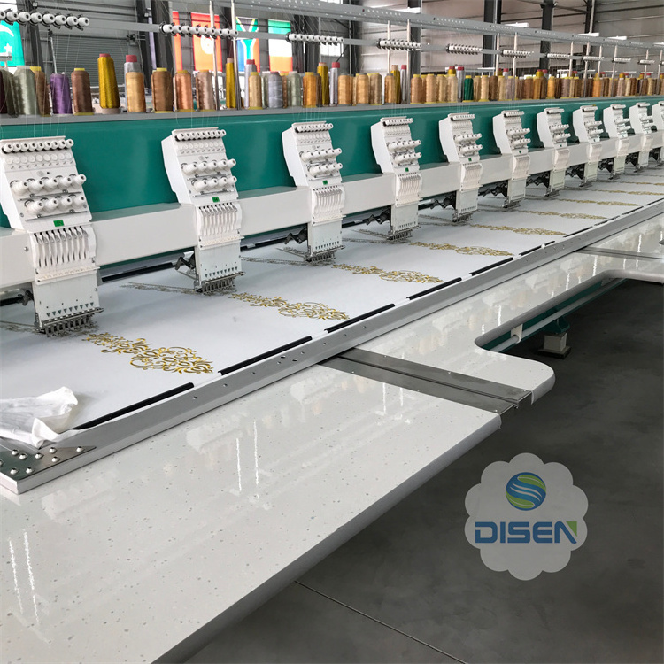 used embroidery machine 28 head m12 thread embroidery machine parts/devices multi embroidery fabric machine