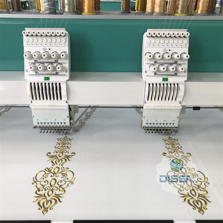 used embroidery machine 28 head m12 thread embroidery machine parts/devices multi embroidery fabric machine