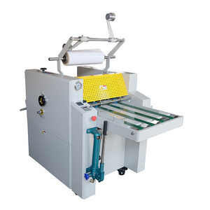 520C semi automatic paper hot laminated machine a3 a4 a5 size 485mm hydraulic oil heating laminating machine