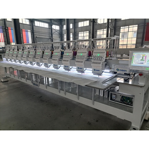 refurbished industrial tajima 15 12 head embroidery machine price in pakistan for usb reader linker hoop sale lahor with 2heads