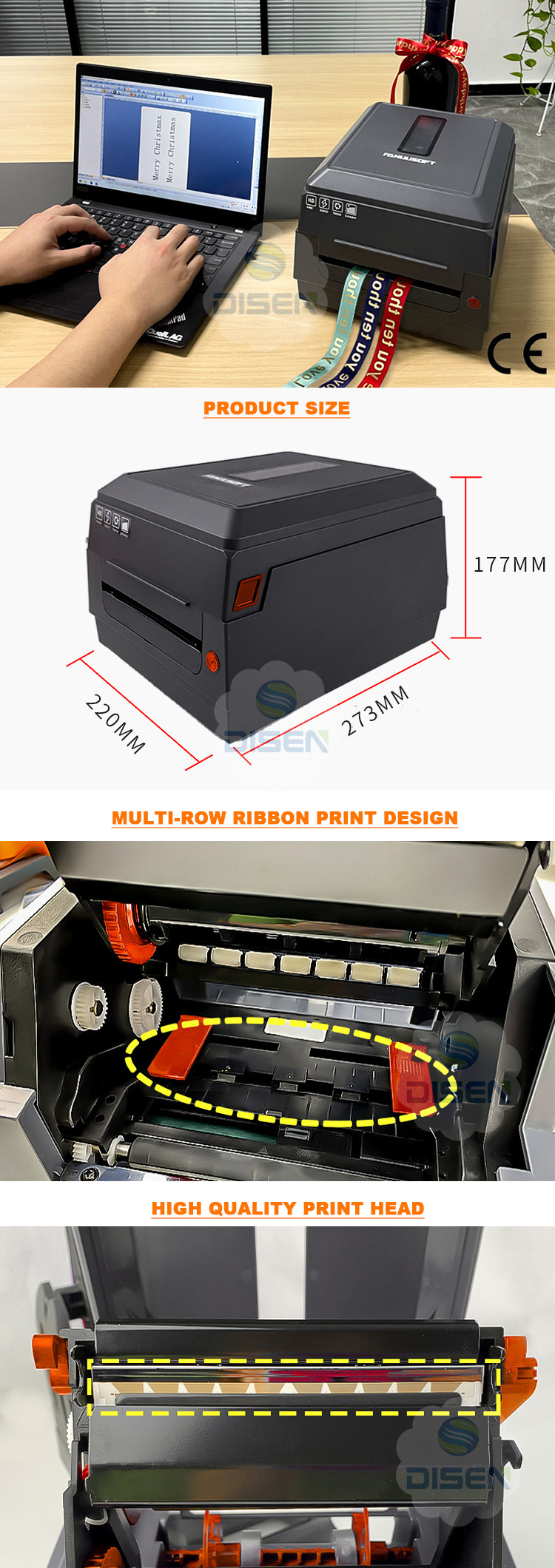 Potable lanyard textile fabric label satin Ribbon hot stamping machine/ digital foil printer /gift digital ribbon printer