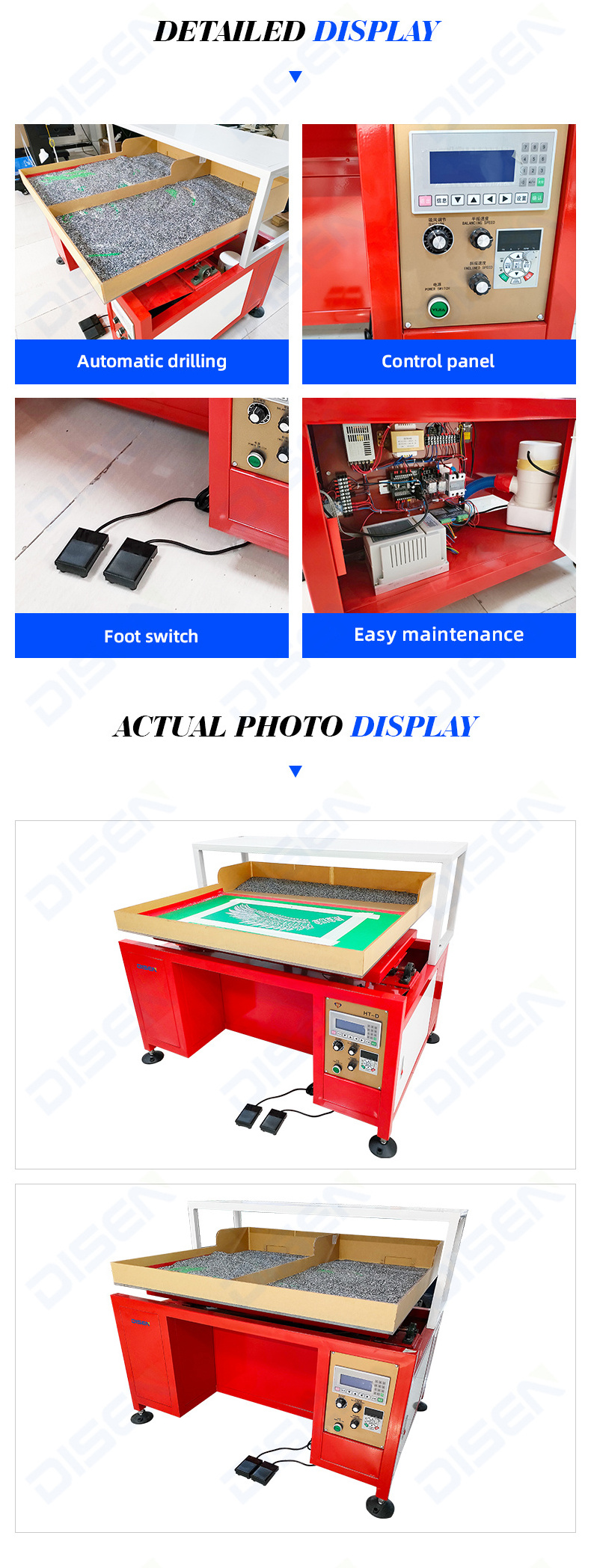 Wholesale template hot fix brush rhinestone machine rhinestone brushing machine automatic Rhinestone Shaking Setting Machine